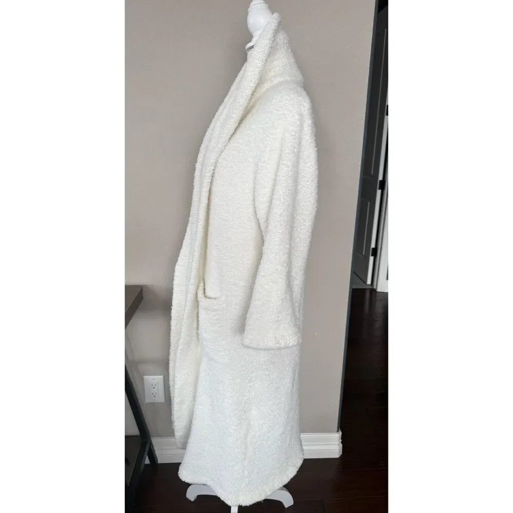 Barefoot Dreams Cozy Chic Robe White size 1 Small Medium No Belt - Picture 2 of 9